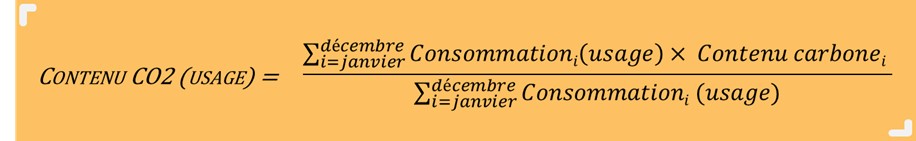 Formule de calcul