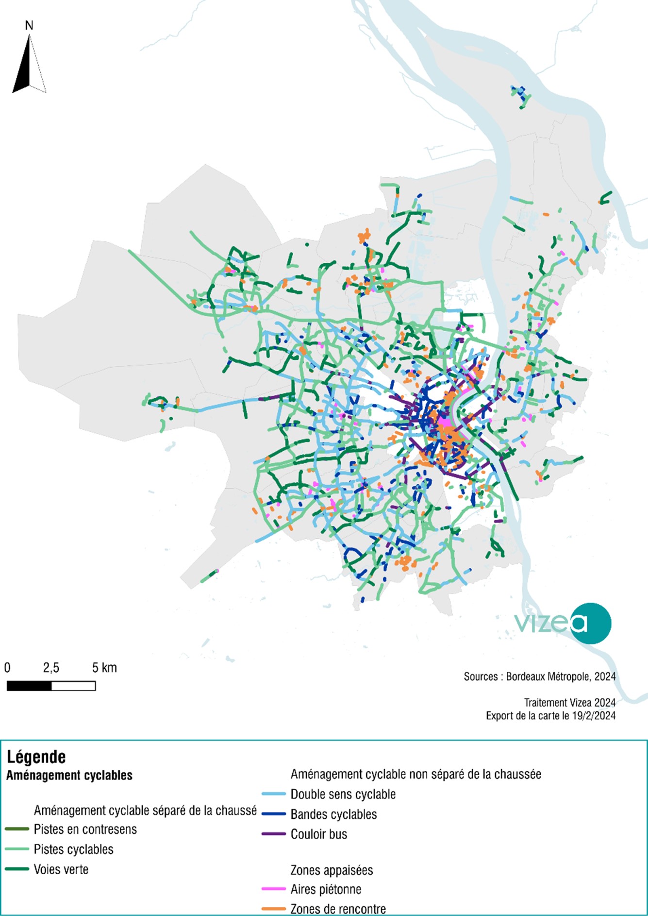 réseau cyclable bordeaux