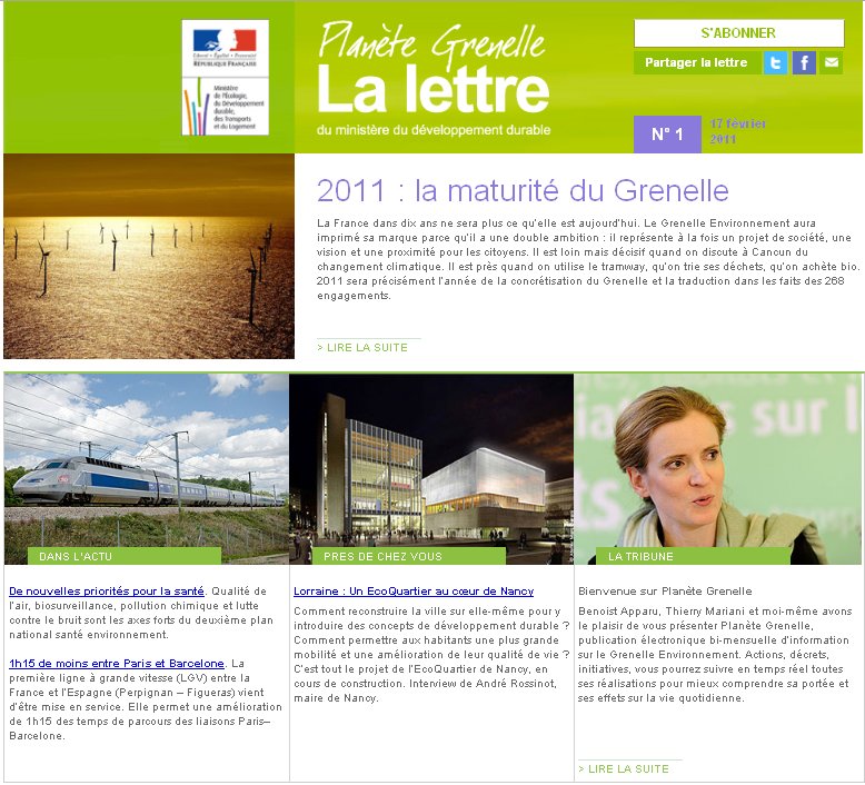 Planète Grenelle n°1