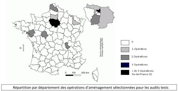 Répartition par département - HQE Aménagement