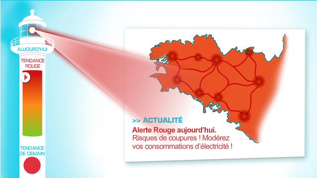 Risque de coupure électrique en Bretagne