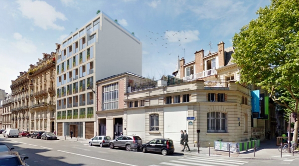 Réhabilitation et extension d’un immeuble de bureaux au 19 rue Alphonse de Neuville à Paris (75)