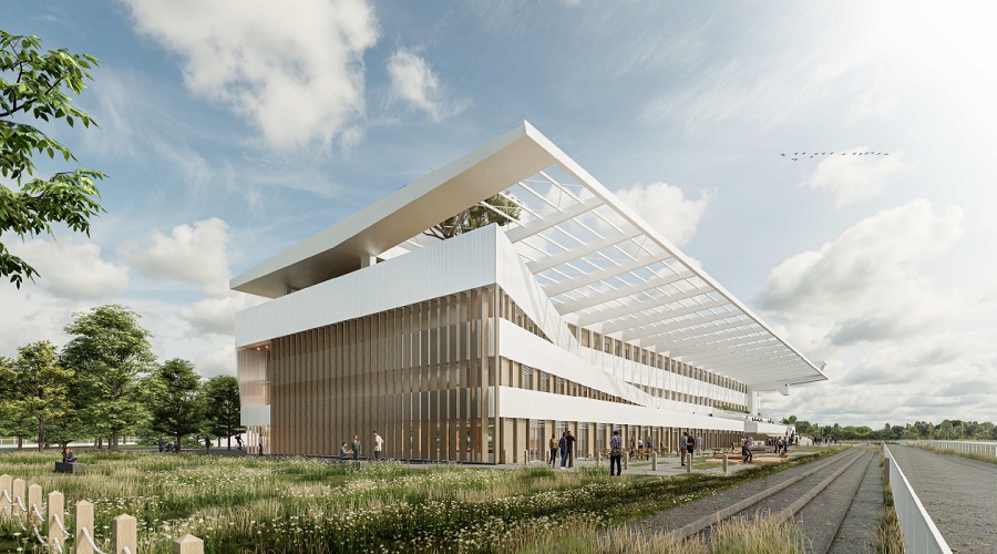 Perspective de la reconversion de l'hippodrome de Maisons-Laffite