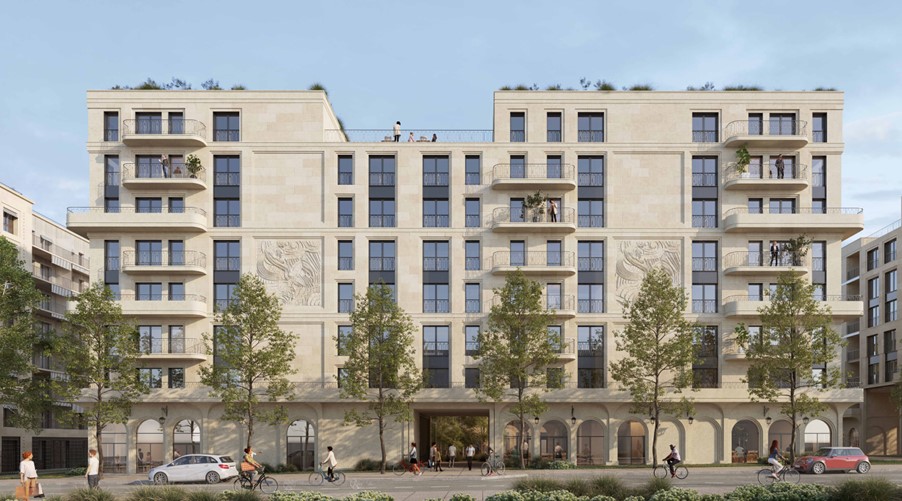 Logements Le Septième Art, Lot L - façade